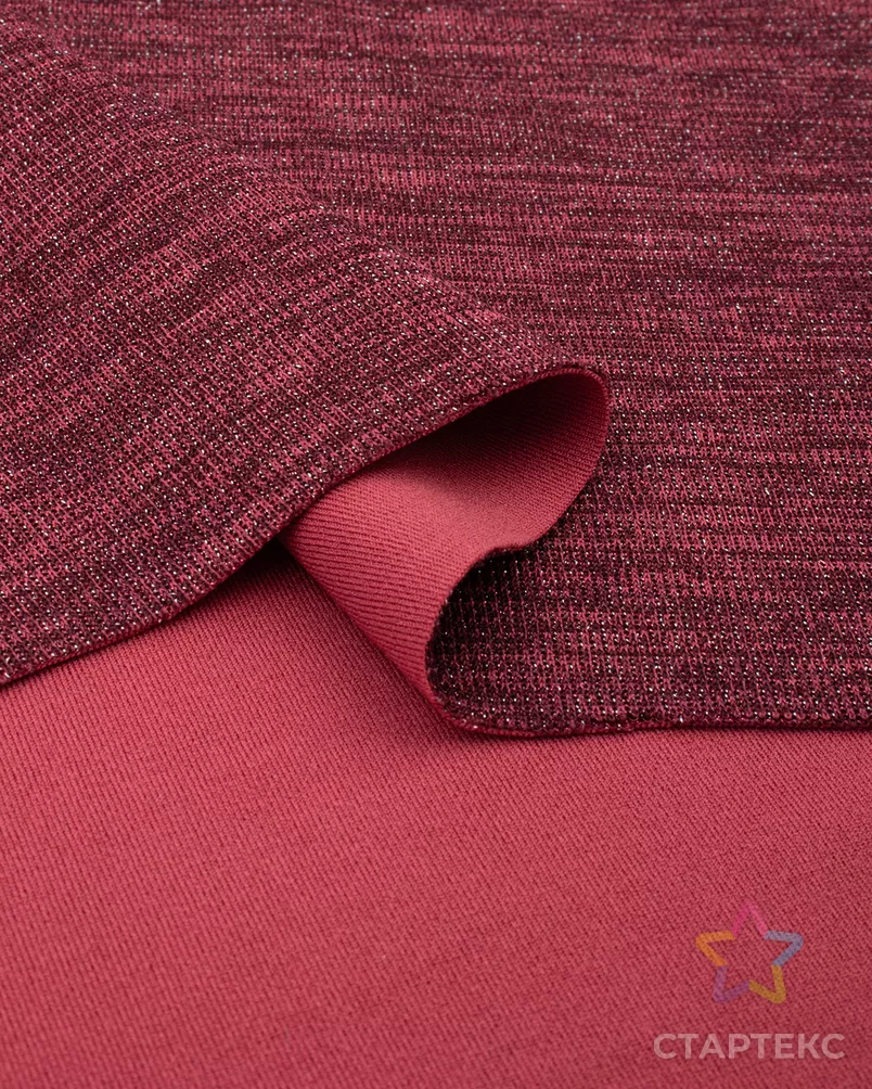 Джерси меланж с люрексом арт. ТДМ-25-3-22170.003 - рис. 3