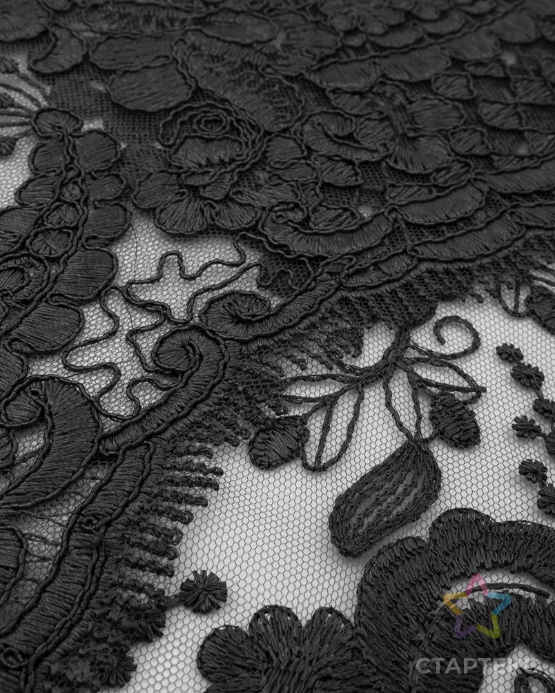 Гипюр-сутаж купон арт. КПГС-81-8-22178.008 - рис. 3