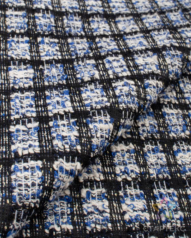 Трикотаж букле с люрексом арт. ТДП-528-3-22054.003 - рис. 1 Трикотаж букле с люрексом арт. ТДП-528-3-22054.003 - рис. 1