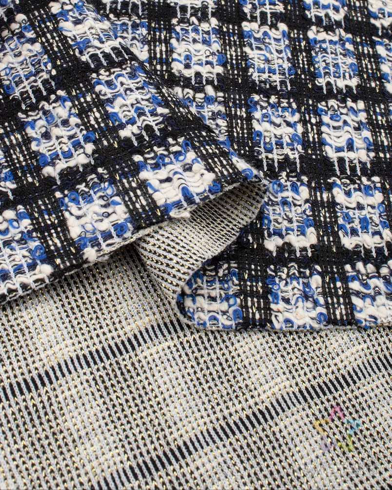 Трикотаж букле с люрексом арт. ТДП-528-3-22054.003 - рис. 3 Трикотаж букле с люрексом арт. ТДП-528-3-22054.003 - рис. 3