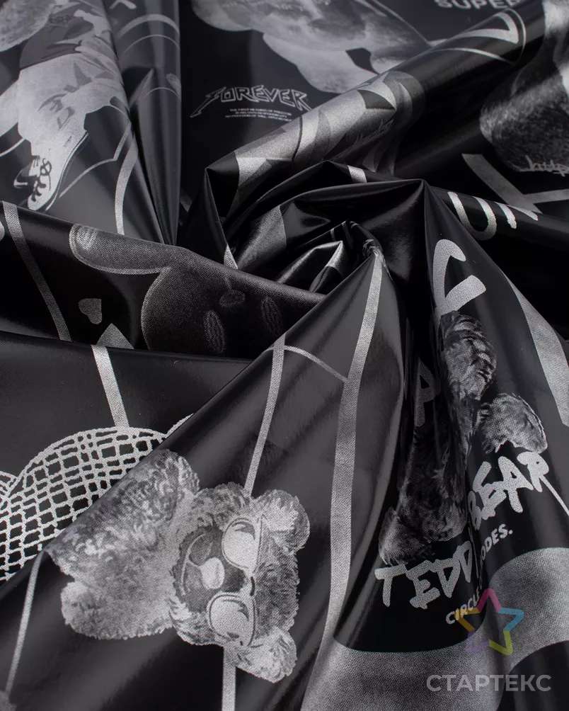 Ткань плащевая принт "Медведи" арт. ПЛЩ-89-1-21884.005 - рис. 2