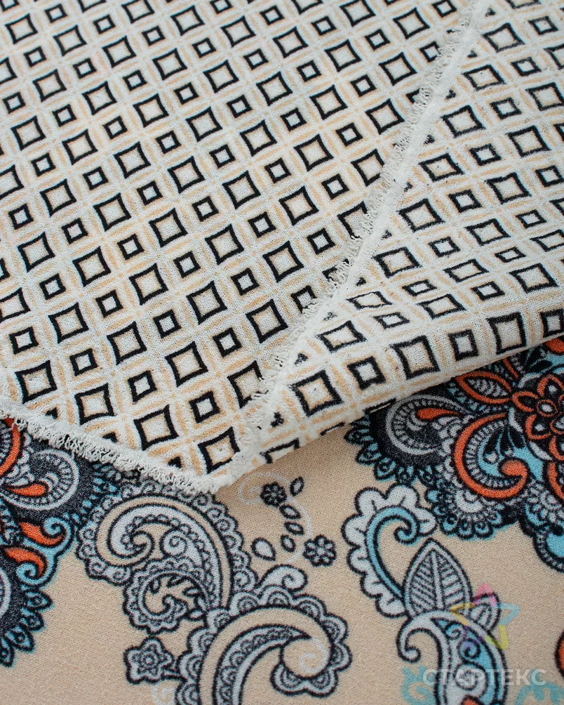 Креп-стрейч купон арт. КРП-116-1-21443.001 - рис. 3