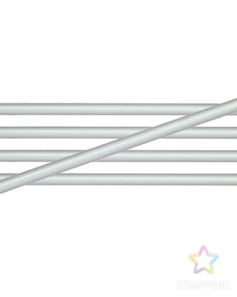 45103 Knit Pro Спицы чулочные Basix Aluminum 3мм/15см, алюминий, серебристый арт. МГ-120577-1-МГ1019185 2