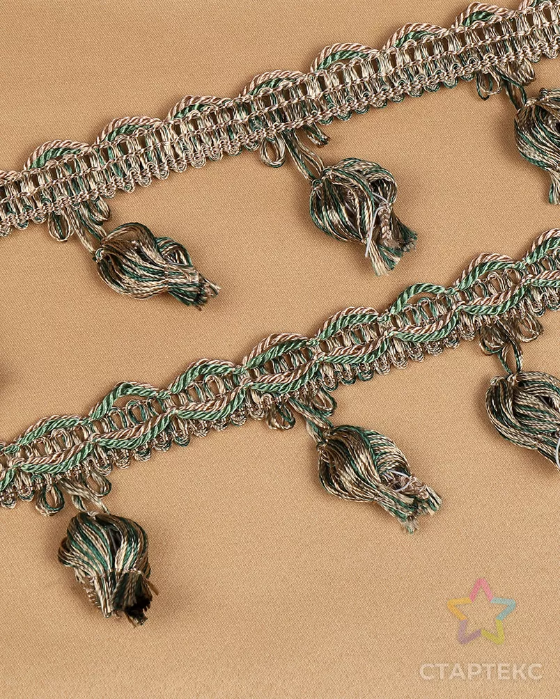 Бахрома шир.43мм цв.6456 беж+оливка уп.10м арт. МГ-125918-1-МГ1024786 - рис. 9 Бахрома шир.43мм цв.6456 беж+оливка уп.10м арт. МГ-125918-1-МГ1024786 - рис. 9