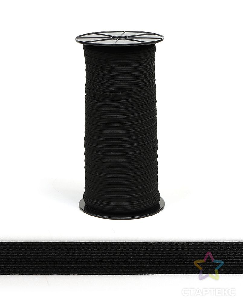 Резинка-продежка 10мм цв.черный уп.100м арт. МГ-122739-1-МГ1034308 2