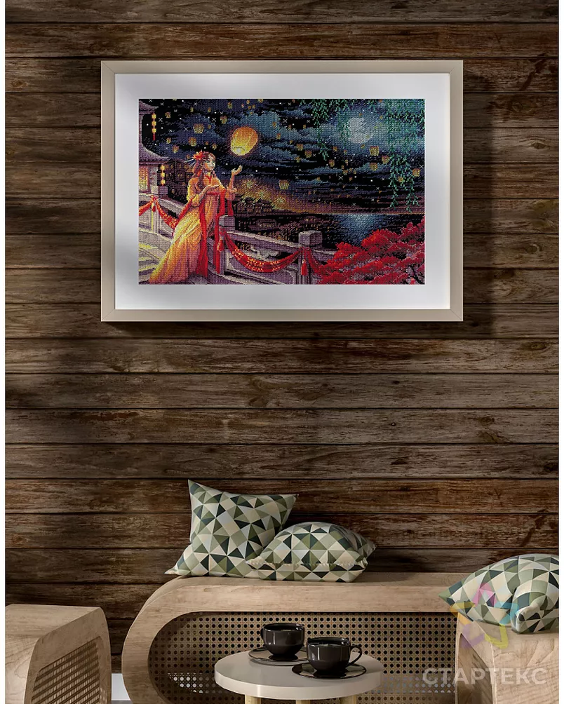 Набор для вышивания РИОЛИС Праздник фонарей 40х30 см арт. МГ-133457-1-МГ1691332 - рис. 2