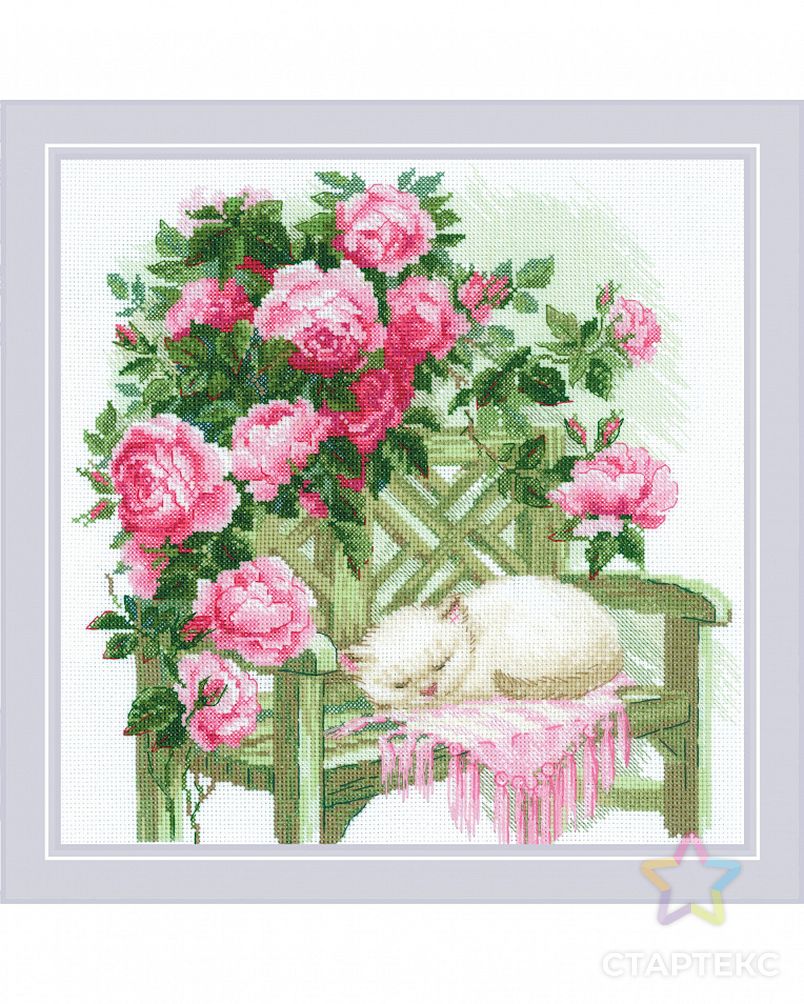 Набор для вышивания РИОЛИС Розовый сон 30х30 см арт. МГ-133461-1-МГ1691340 2