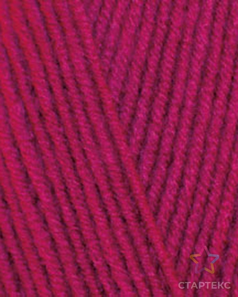 Пряжа для вязания Ализе LanaGold Fine (49% шерсть, 51% акрил) 5х100г/390м цв.649 рубин арт. МГ-34358-1-МГ0251842 2