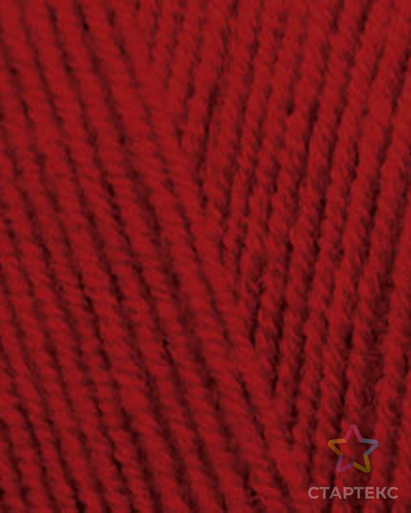 Пряжа для вязания Ализе LanaGold Fine (49% шерсть, 51% акрил) 5х100г/390м цв.056 красный арт. МГ-42782-1-МГ0500037 2