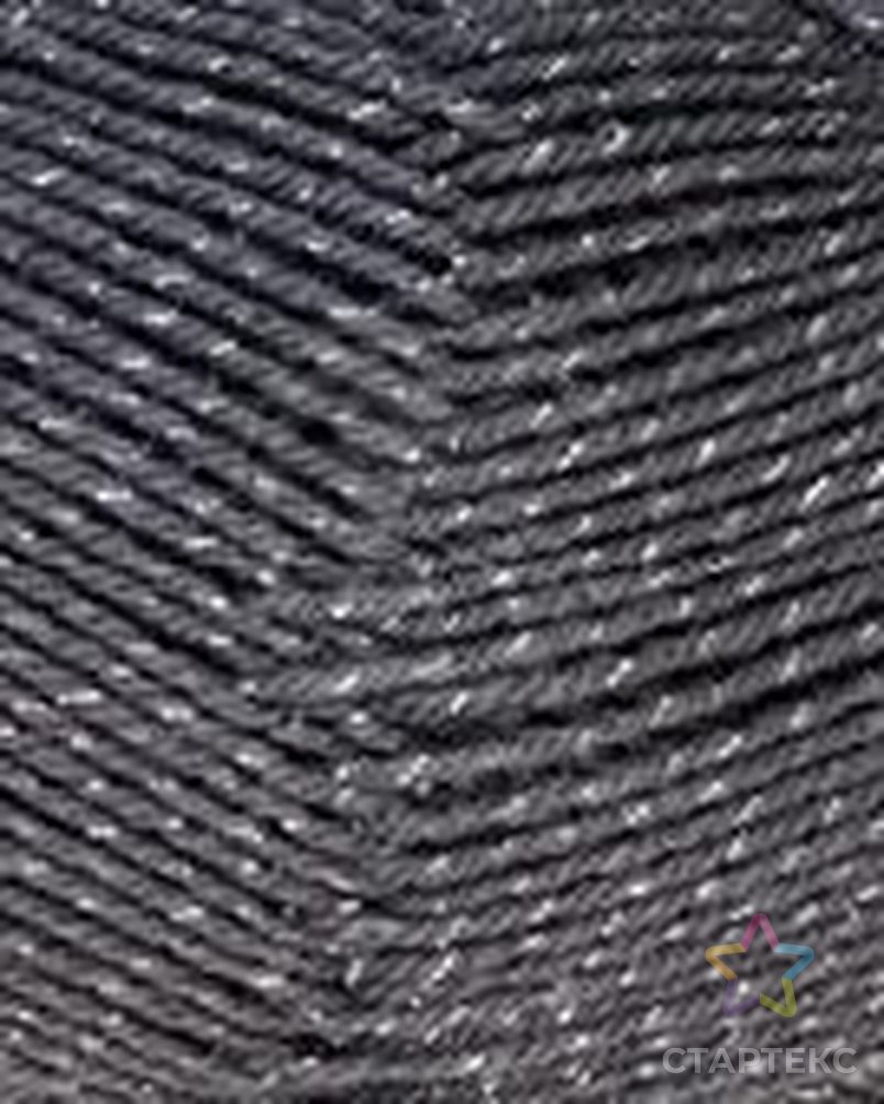 Пряжа для вязания КАМТ "Праздничная" (48% кашмилон, 48% акрил, 4% метанин) 10х50г/160м цв.169 серый арт. МГ-42968-1-МГ0501284 2