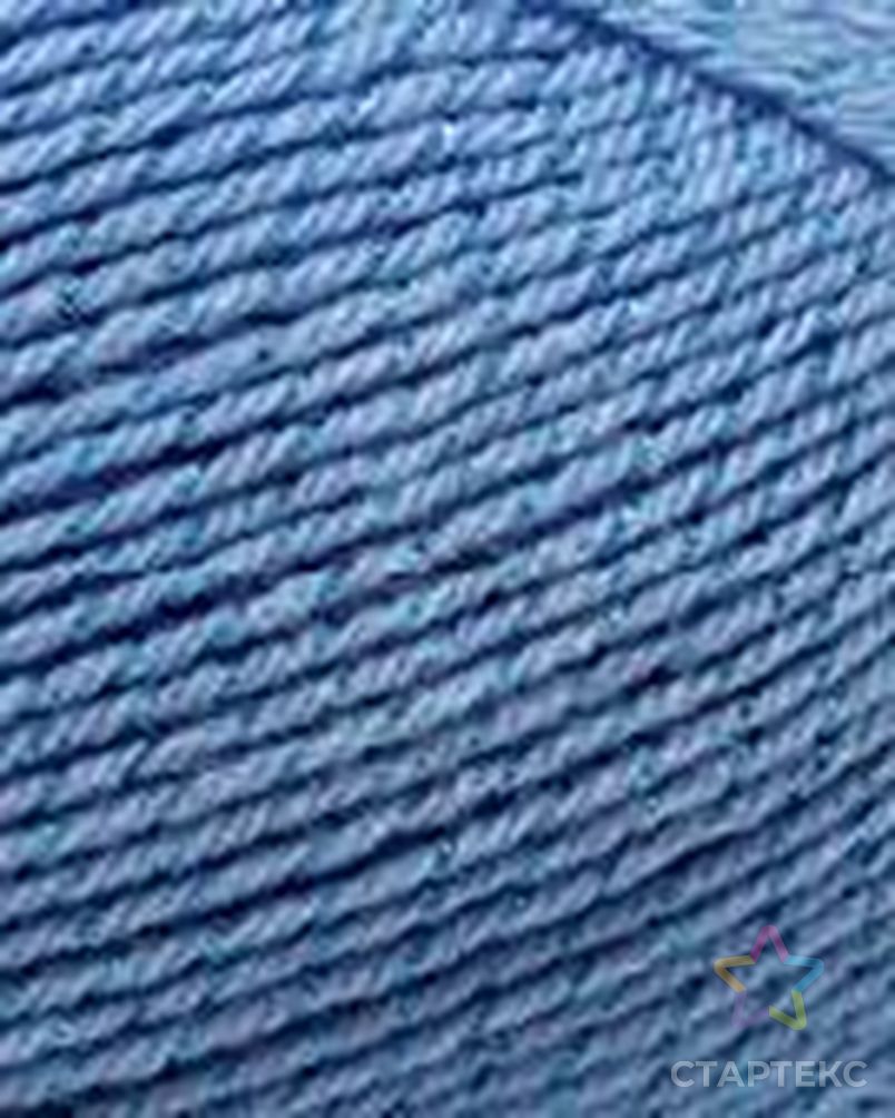 Пряжа для вязания КАМТ "Праздничная" (48% кашмилон, 48% акрил, 4% метанин) 10х50г/160м цв.015 голубой арт. МГ-42970-1-МГ0501286 2