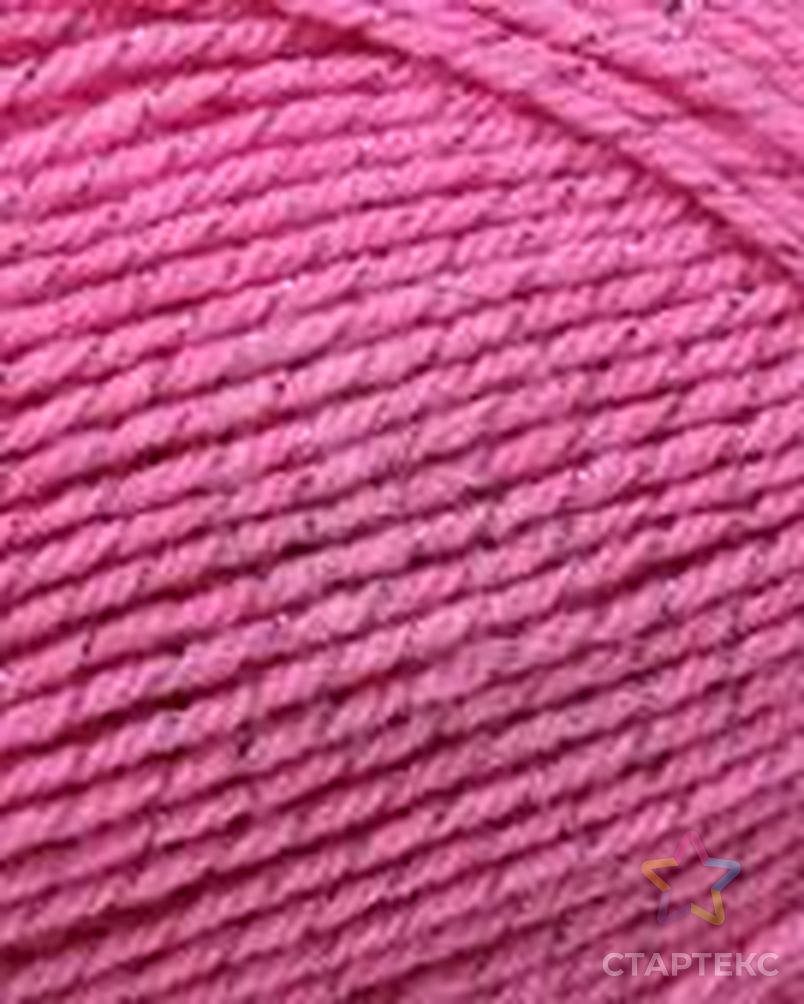 Пряжа для вязания КАМТ "Праздничная" (48% кашмилон, 48% акрил, 4% метанин) 10х50г/160м цв.054 розовый супер арт. МГ-42971-1-МГ0501287
