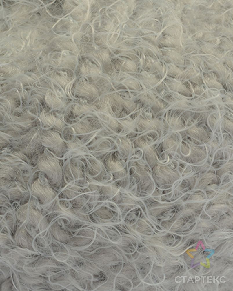 Пряжа для вязания КАМТ "Лотос Травка Стрейч" (70% акрил, 28% полиамид, 2% лайкра) 10х50г/80м цв.168 св.серый арт. МГ-42981-1-МГ0501309 2