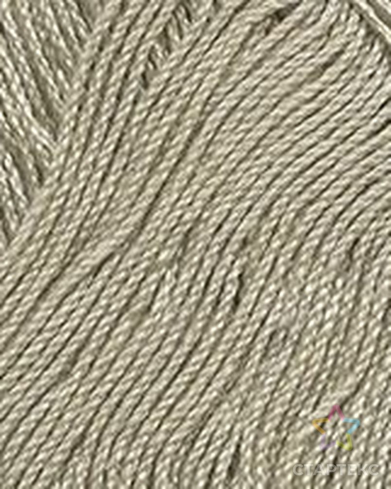 Пряжа для вязания ТРО "Алина" (100% мерсеризованный хлопок) 10х50г/220м цв.0512 жемчуг арт. МГ-45105-1-МГ0559566 2