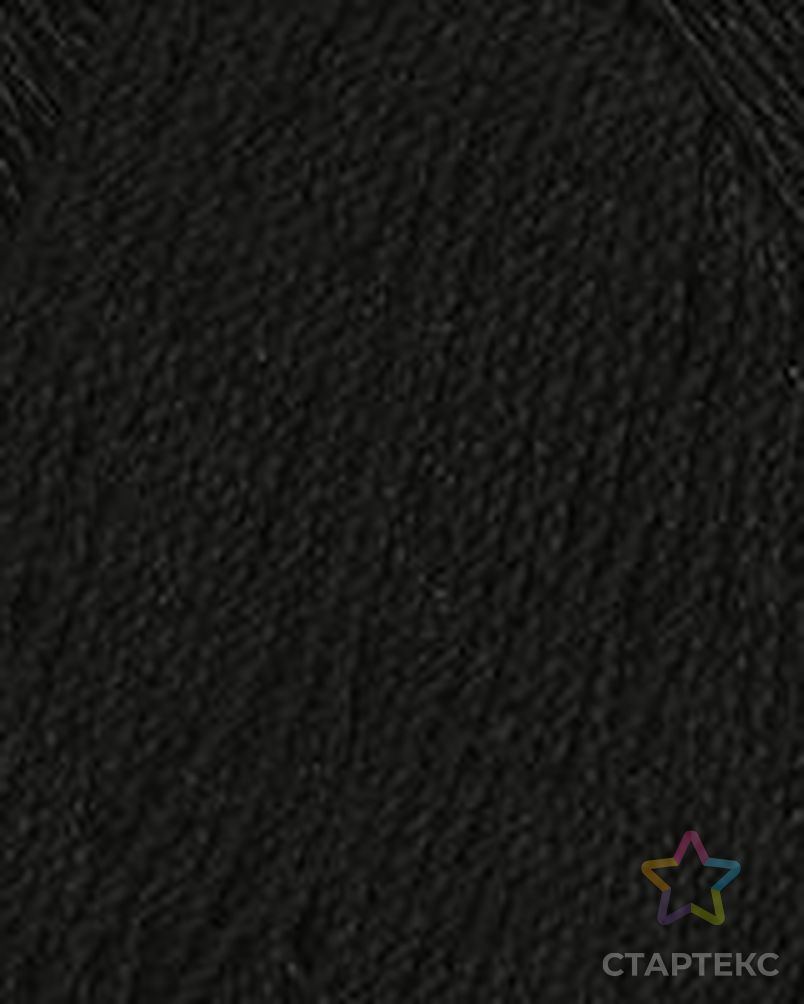 Пряжа для вязания ТРО "Алина" (100% мерсеризованный хлопок) 10х50г/220м цв.0140 черный арт. МГ-45108-1-МГ0559569 2