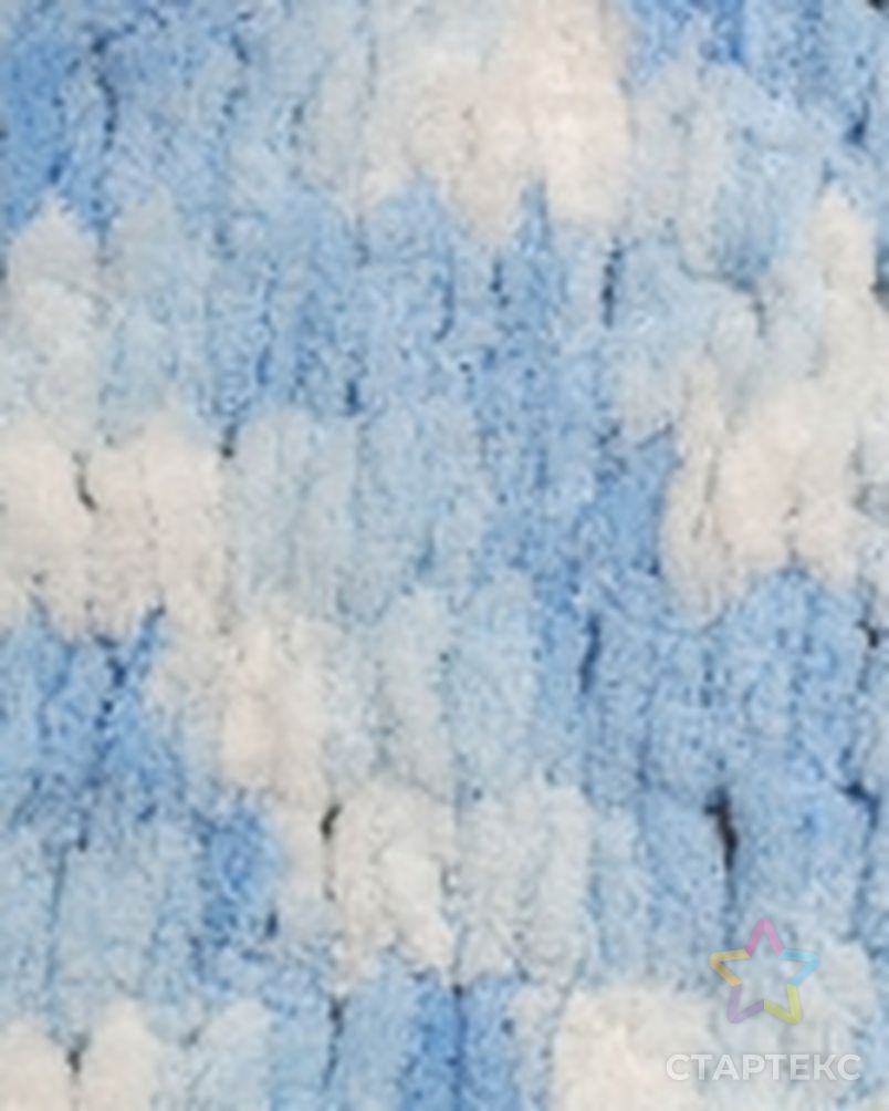 Пряжа для вязания Ализе Puffy color (100% микрополиэстер) 5х100г/9м цв.5865 арт. МГ-46798-1-МГ0585016
