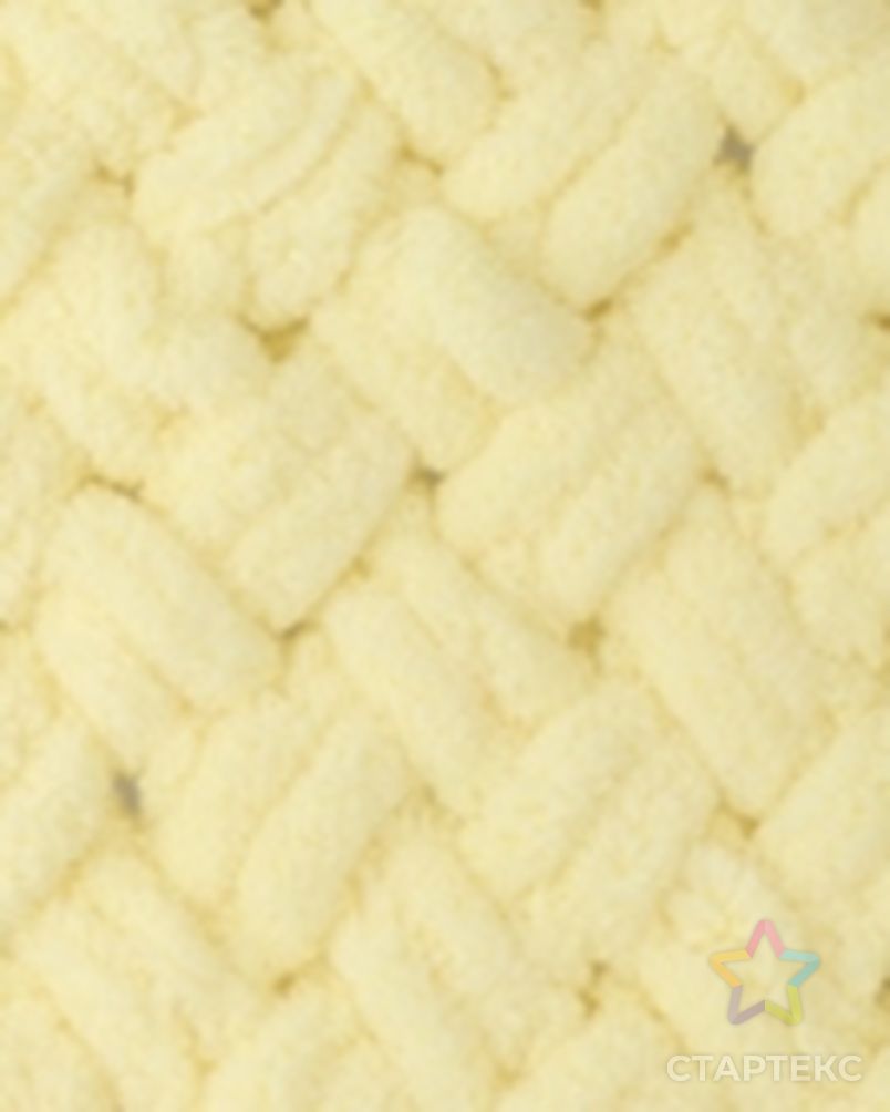 Пряжа для вязания Ализе Puffy (100% микрополиэстер) 5х100г/9.5м цв.013 св.жёлтый арт. МГ-48521-1-МГ0597583