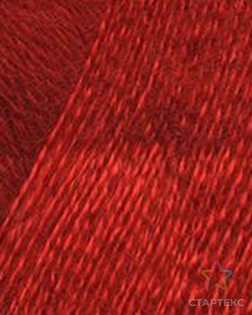Пряжа для вязания ТРО "Шелковый блеск" (100% лиацель (вискоза эвкалипт)) 10х100г/400м цв.1440 алый арт. МГ-80210-1-МГ0600043 2
