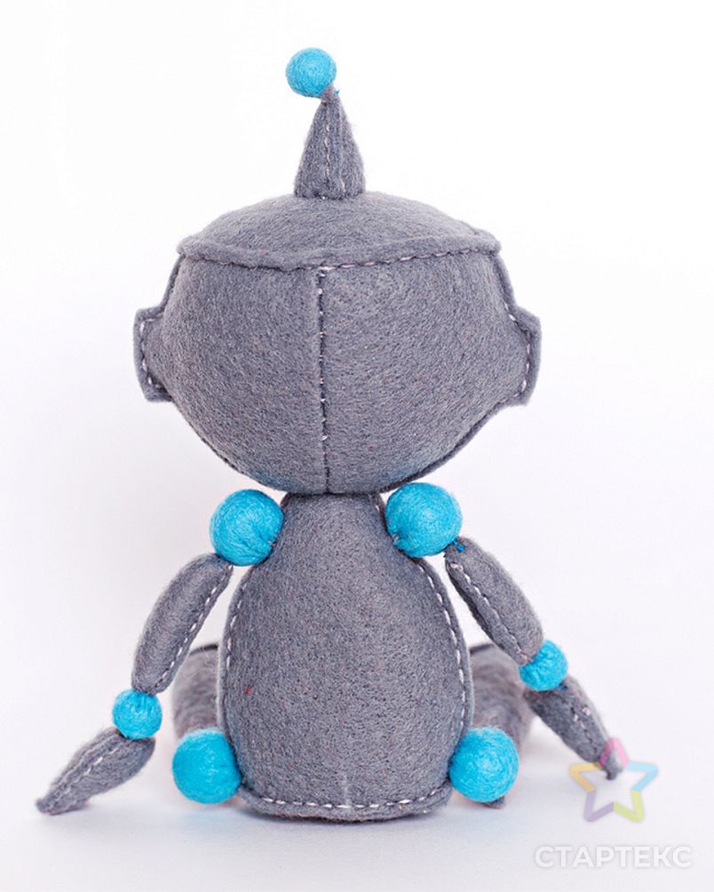Набор для изготовления текстильной игрушки из фетра "Малыш робот" арт. МГ-81755-1-МГ0756881 3