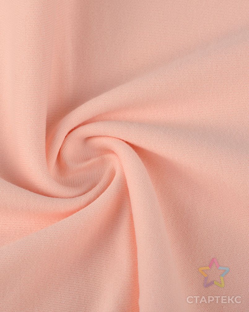 Ткань трикотаж 230г/м, 98% хлопок  2% эластан, цв.60 розовый, уп.60х50м арт. МГ-83105-1-МГ0764955