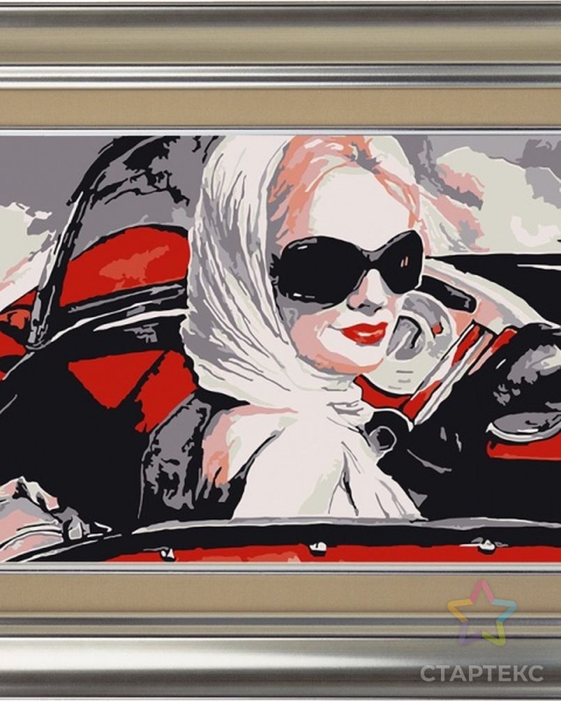 Набор "Колор Кит" картина по номерам Автоледи 30х40 арт. МГ-83576-1-МГ0767429