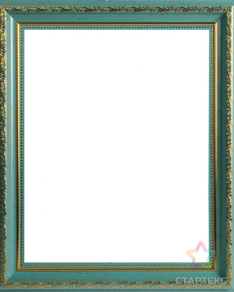 Багетная рамка для картин и вышивки "Белоснежка" (Adele) бирюзовый р.20х25см арт. МГ-89934-1-МГ0780916 2