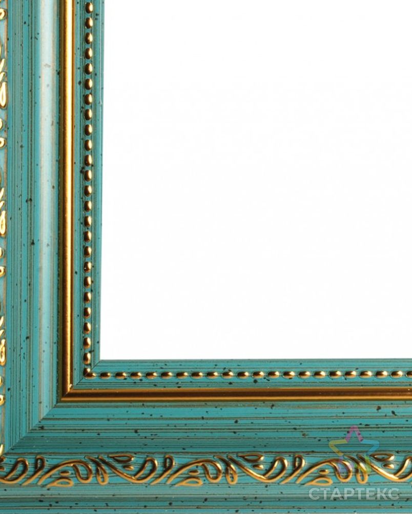 Багетная рамка для картин и вышивки "Белоснежка" (Adele) бирюзовый р.20х25см арт. МГ-89934-1-МГ0780916