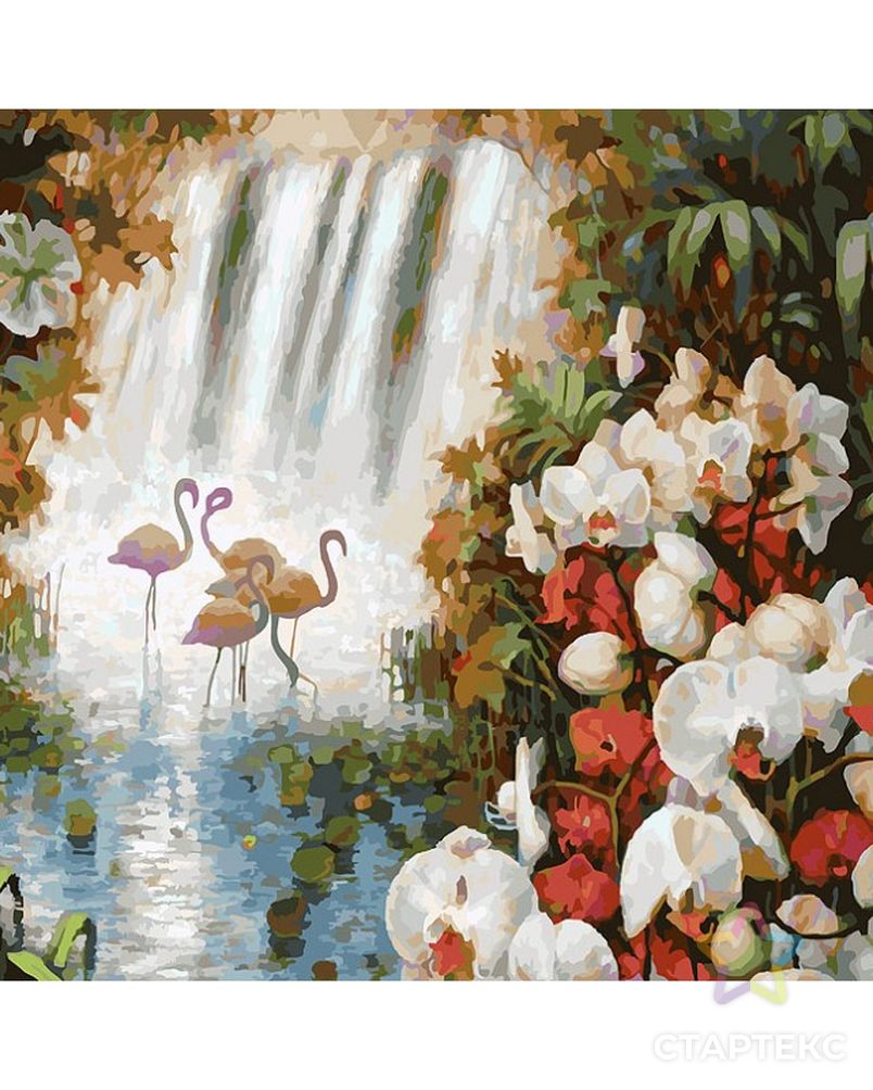 Картины по номерам Белоснежка Райский сад 40х50 см арт. МГ-108668-1-МГ0981858 2