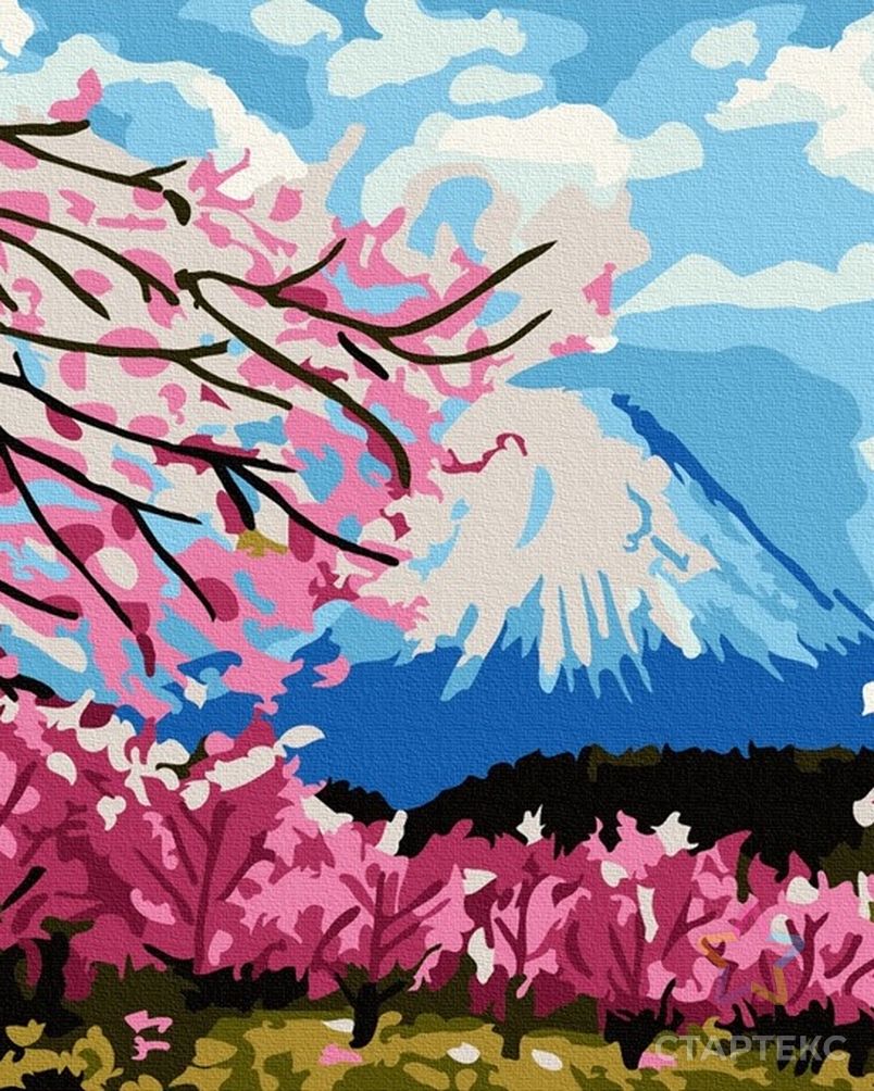 Картины по номерам Molly Весна в Японии 15х20 см арт. МГ-109533-1-МГ0986031 3
