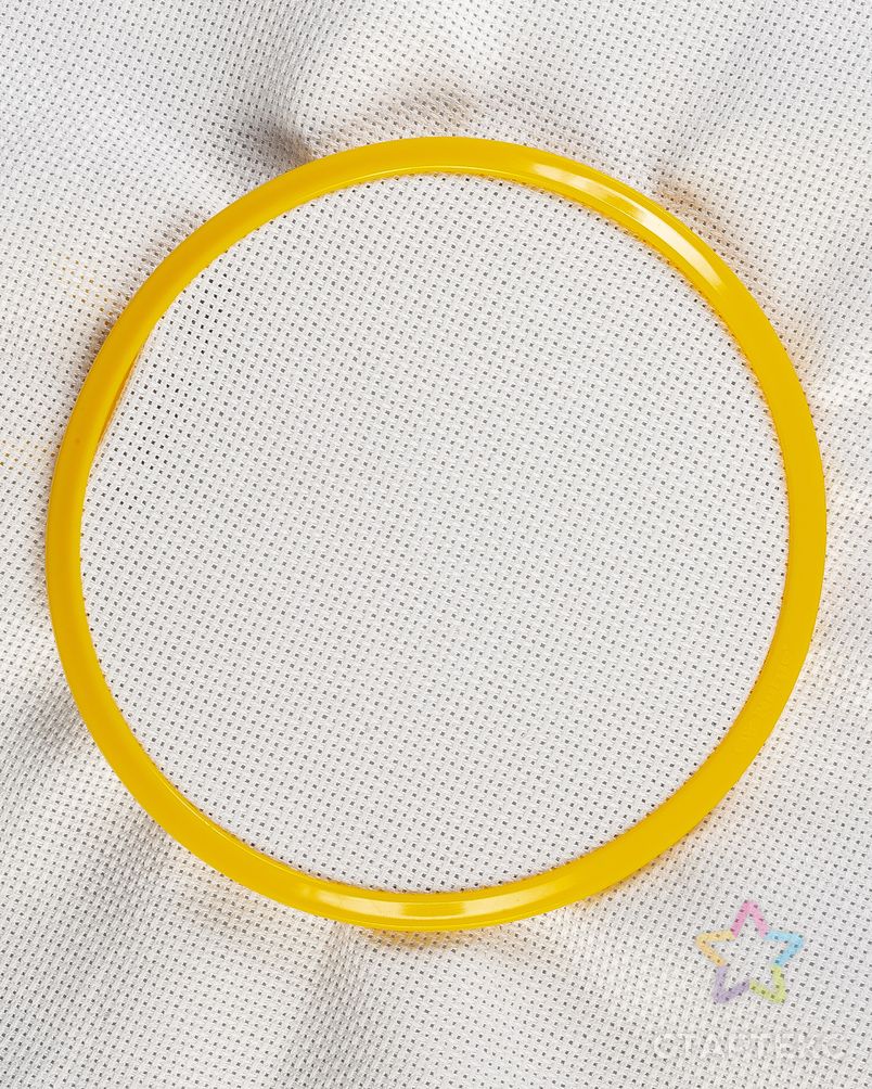 Пяльцы NURGE пружинные для вышивания и штопки, цв. желтый Ø126мм толщина 5 арт. МГ-118180-1-МГ0989048 2