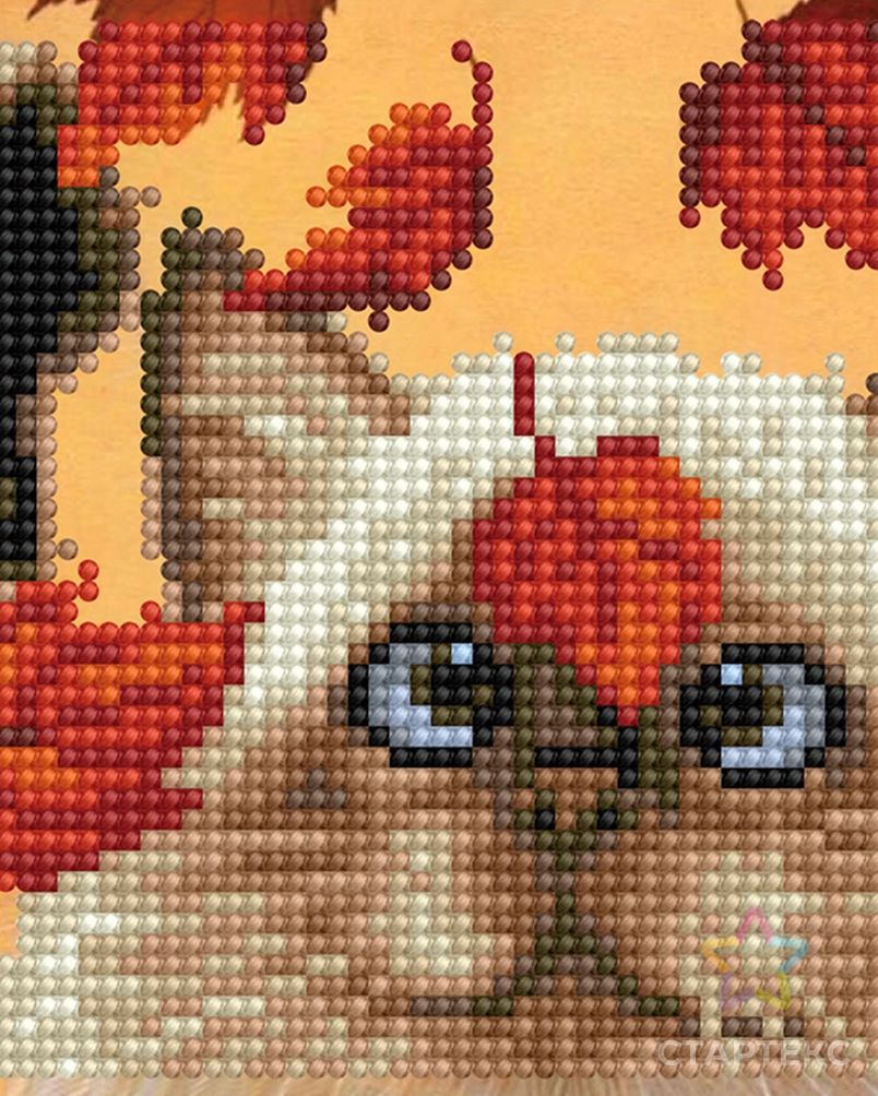 Картины мозаикой Molly Осенние листья 15х20 см арт. МГ-110963-1-МГ0994144 3