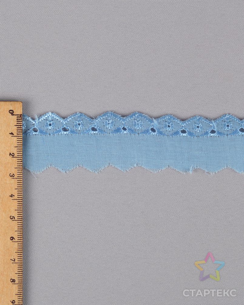 Шитье (100% полиэстер) ш.2,5см (182 голубой) арт. МГ-3872-1-МГ0245000 2