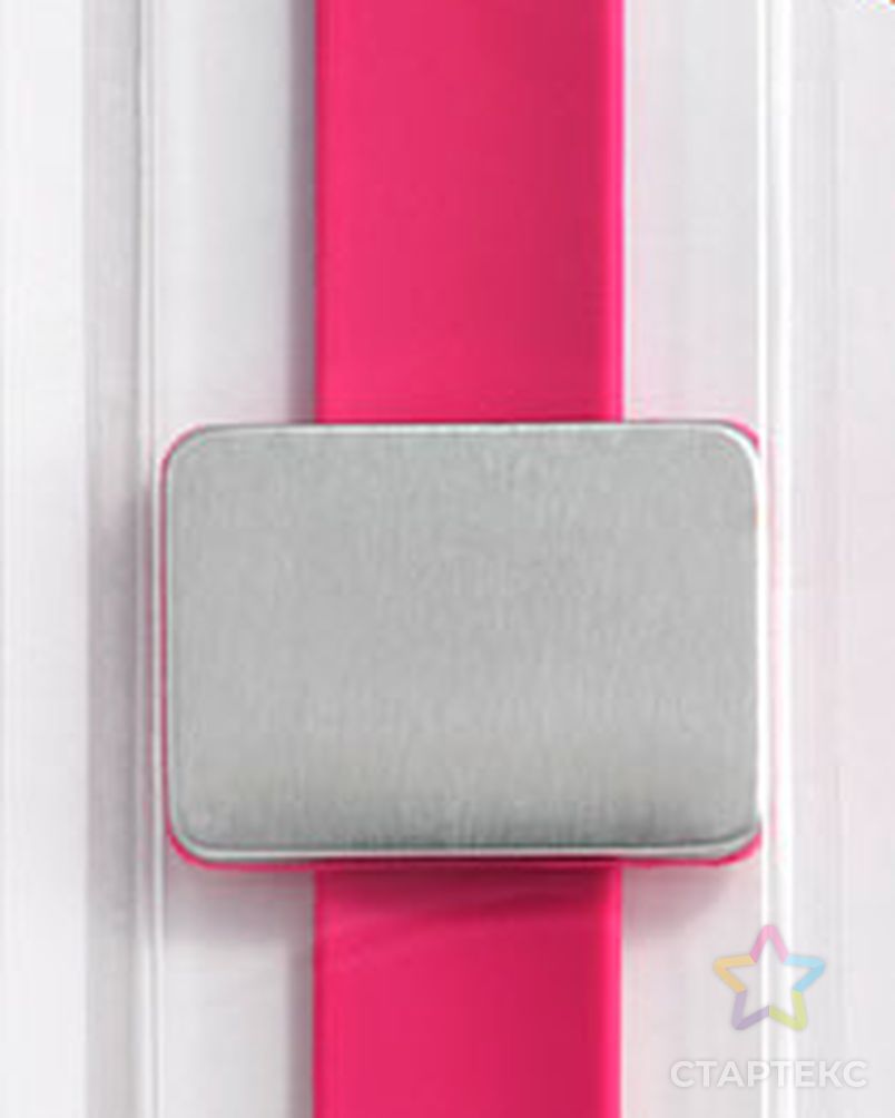 610283 PRYM "Prym Love" - Иголница на руку, магнитная (браслет 240*29мм, магнит 40*55мм), силикон/сталь, ярко-розовый арт. МГ-13909-1-МГ0742436 3