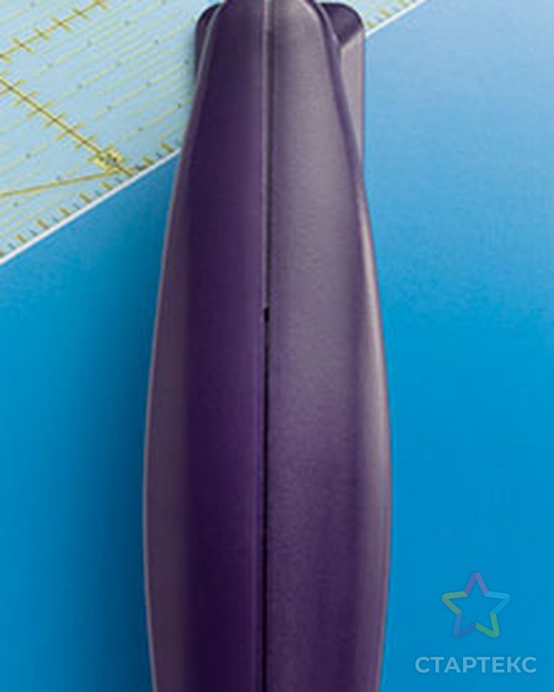 Рукоятка для линейки с присосками, длина 10см, пластик/силикон, фиолетовый PRYM 611494 арт. МГ-67038-1-МГ0742438 2