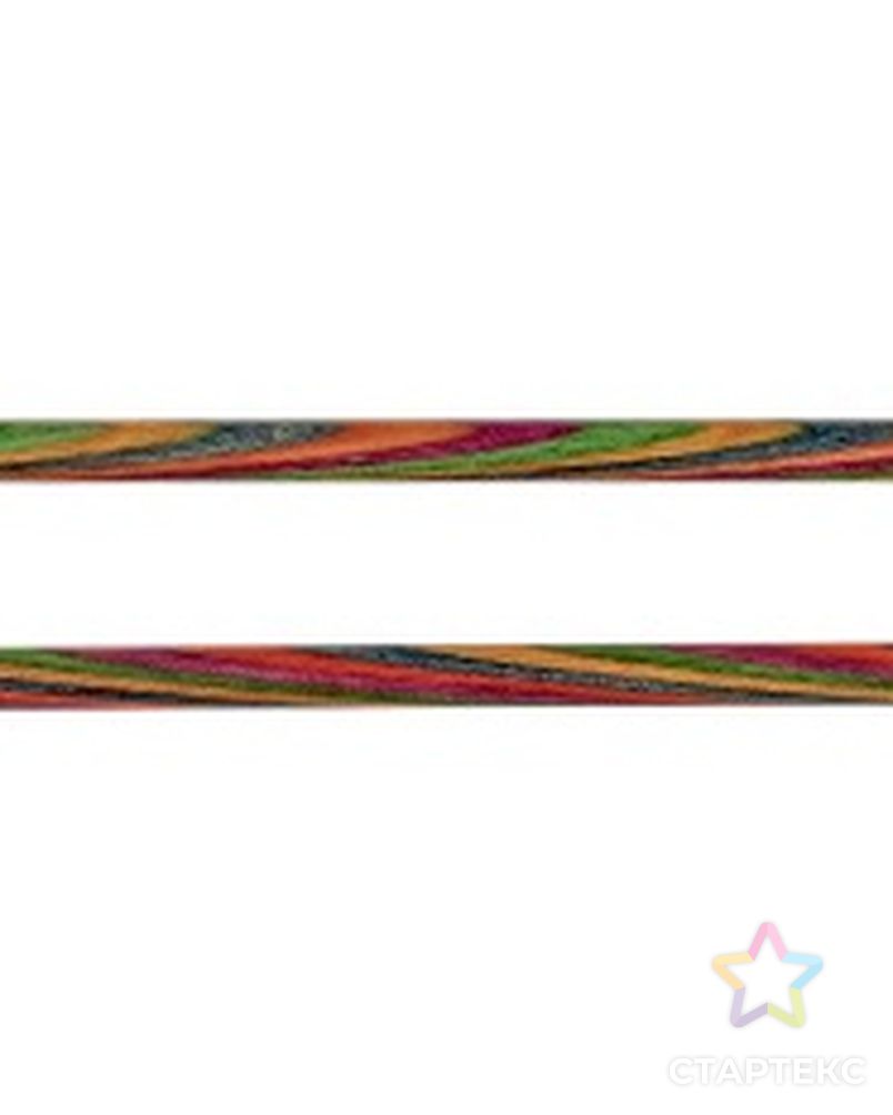 Спицы прямые Knit Pro 20216 Symfonie 3,75мм/35см, дерево, многоцветный, 2шт арт. МГ-82090-1-МГ0761358 2