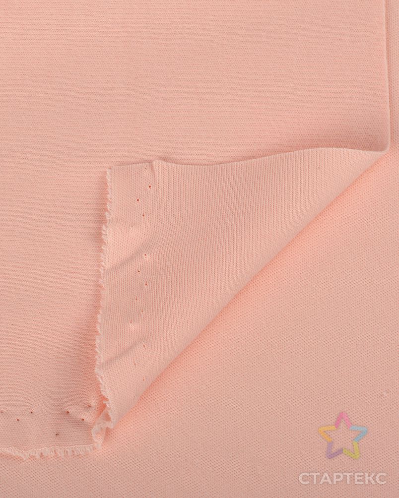 Ткань трикотаж 230г/м, 98% хлопок  2% эластан, шир.185см, цв.60 розовый, уп.1м арт. МГ-83104-1-МГ0764954 3