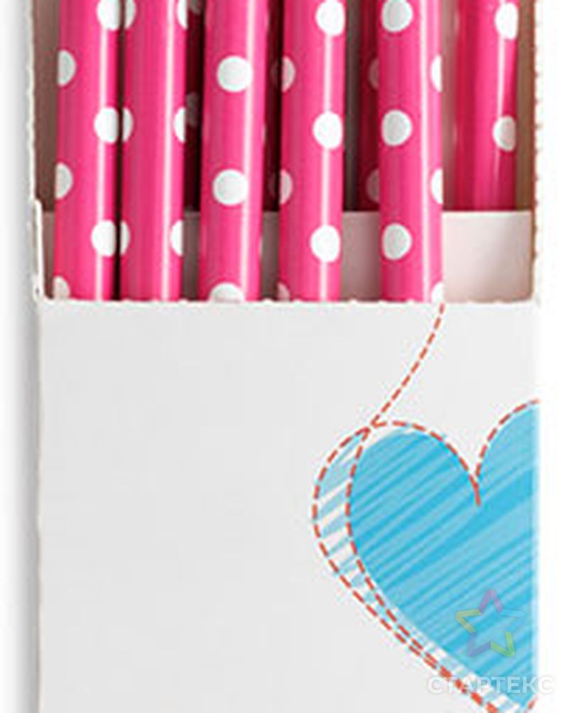Маркировочный карандаш, следы удаляются при помощи воды, белая маркировка PRYM Love 610851 (ярко-розовый) арт. МГ-104365-1-МГ0956304 2