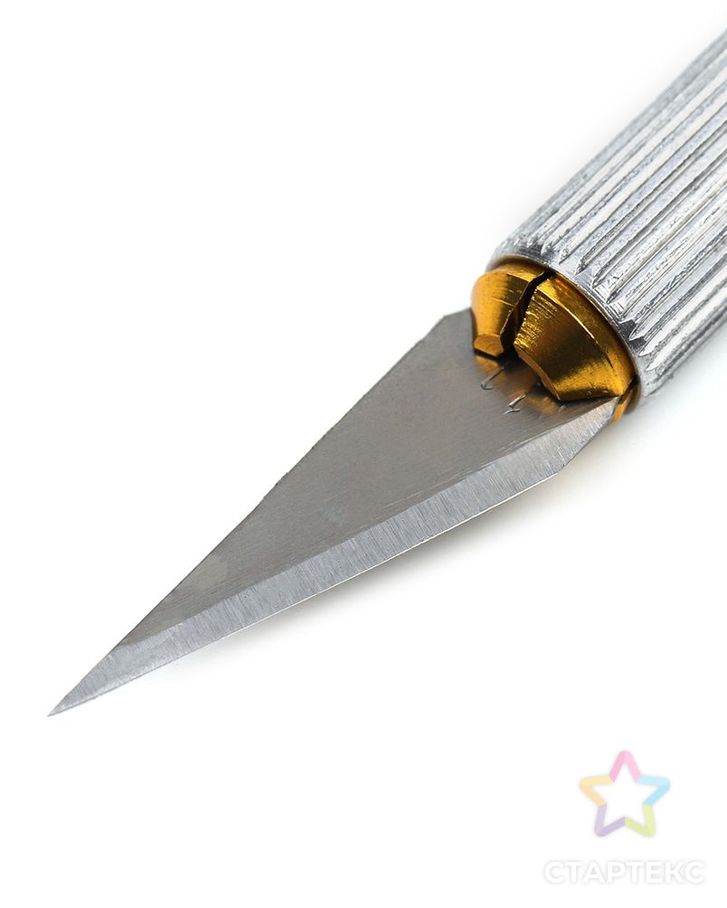 Макетный нож цанговый Maxwell медь + 5 лезвий цв.ассорти арт. МГ-109874-1-МГ0975136 4