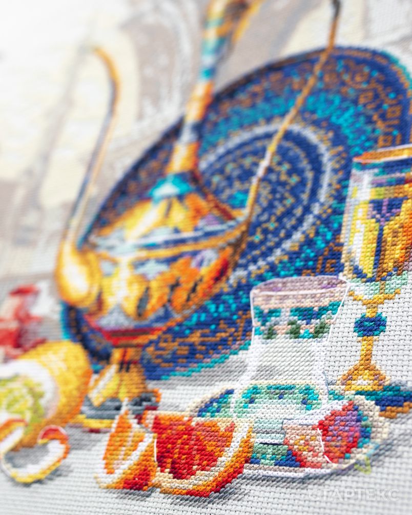 Набор для вышивания ЧУДЕСНАЯ ИГЛА Яркие краски Марокко 40х30 см арт. МГ-110950-1-МГ0993448 11