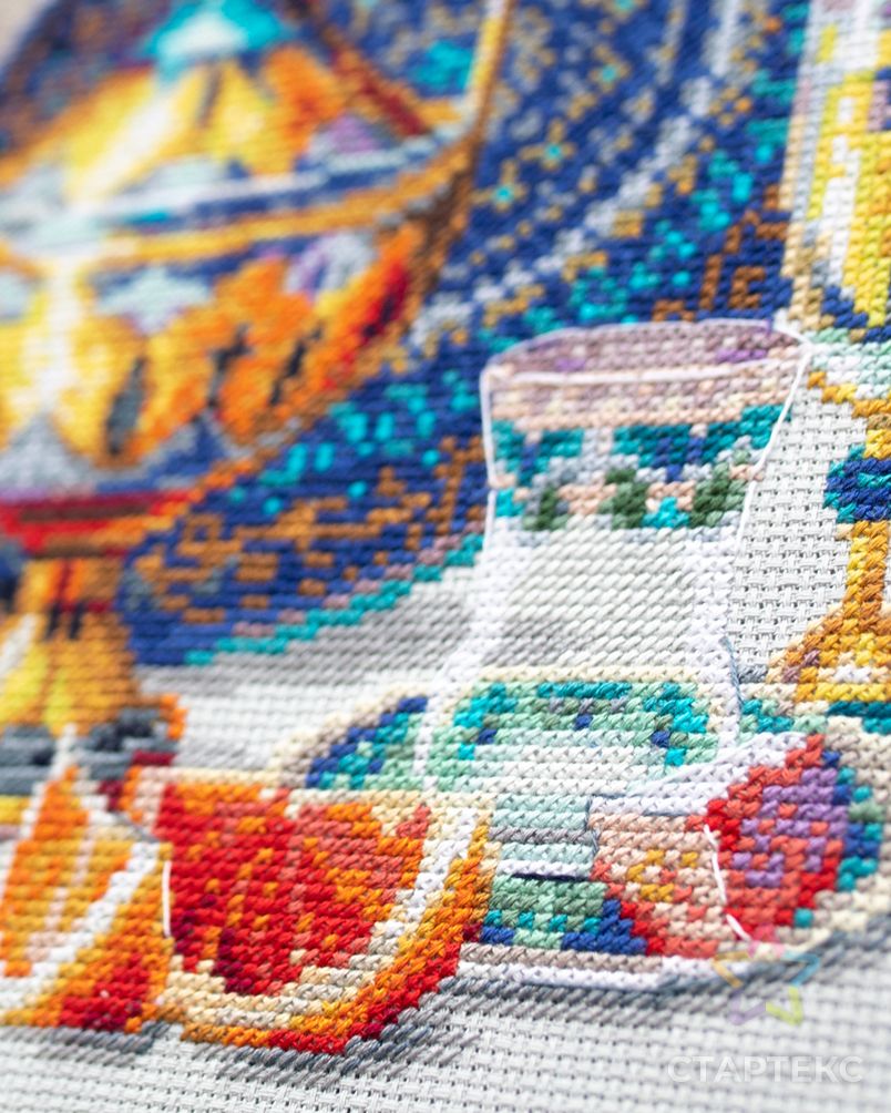 Набор для вышивания ЧУДЕСНАЯ ИГЛА Яркие краски Марокко 40х30 см арт. МГ-110950-1-МГ0993448 7