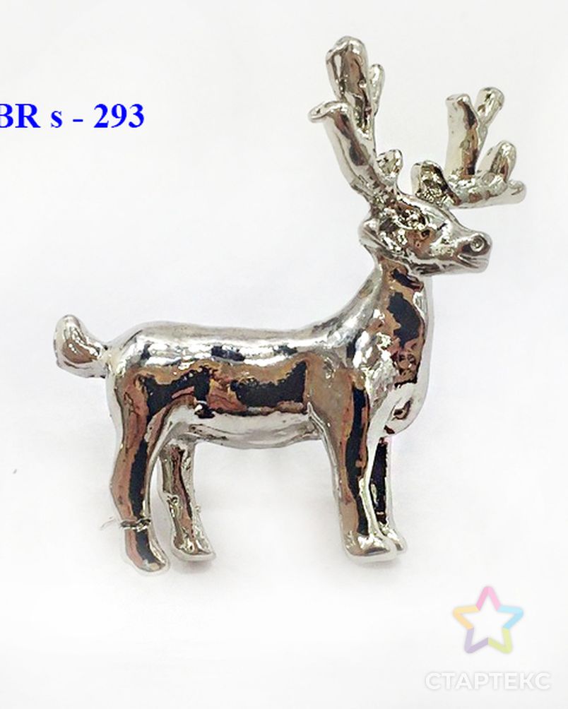 Броши BR s-293 серебро (никель) silver серебро (никель) (silver)