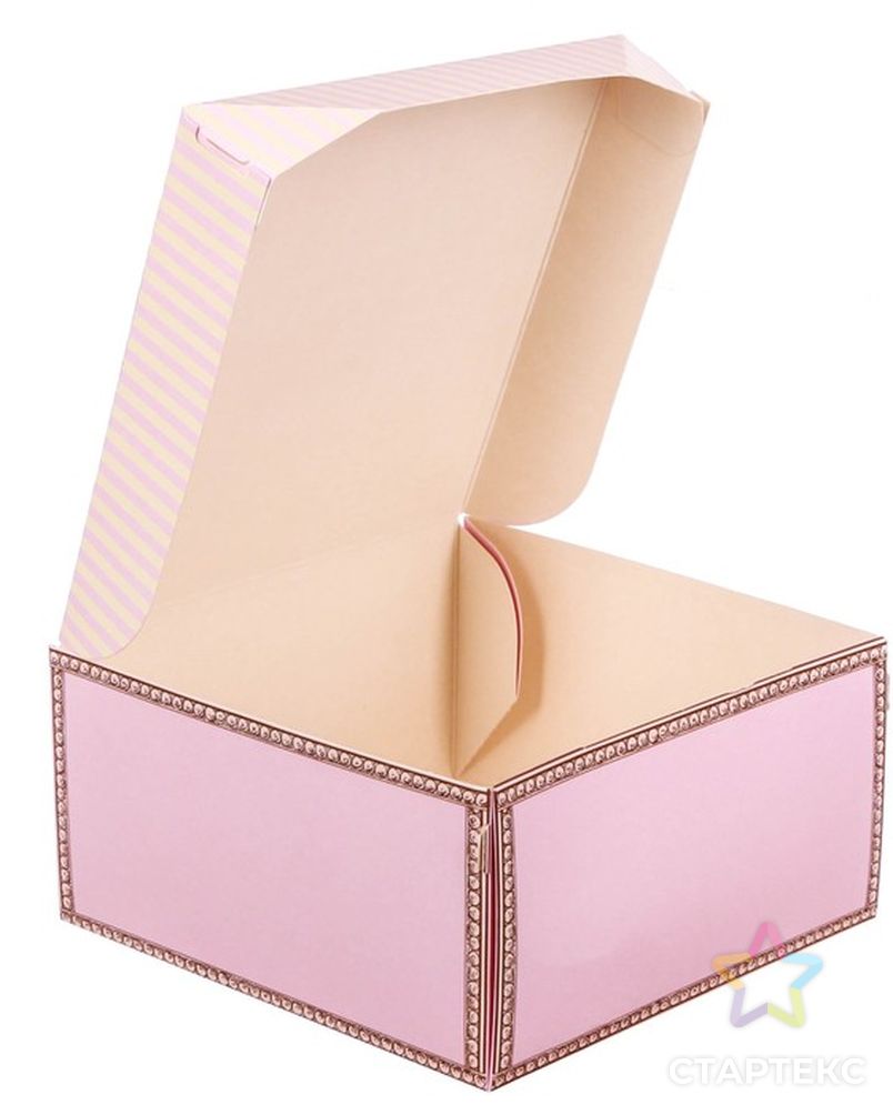 Коробка из картона «Порхай от счастья», 17 × 9 × 17 см арт. УП-4-1-37379