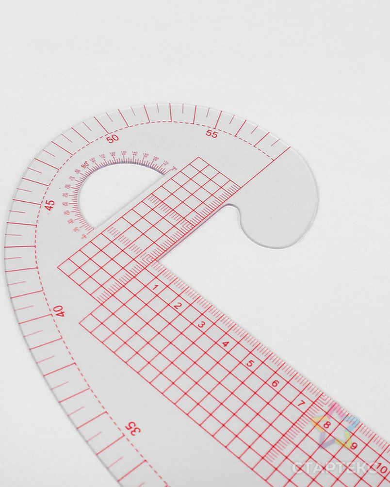 Лекало портновское метрическое р.13,5х47 см арт. ЛЕ-50-1-36934