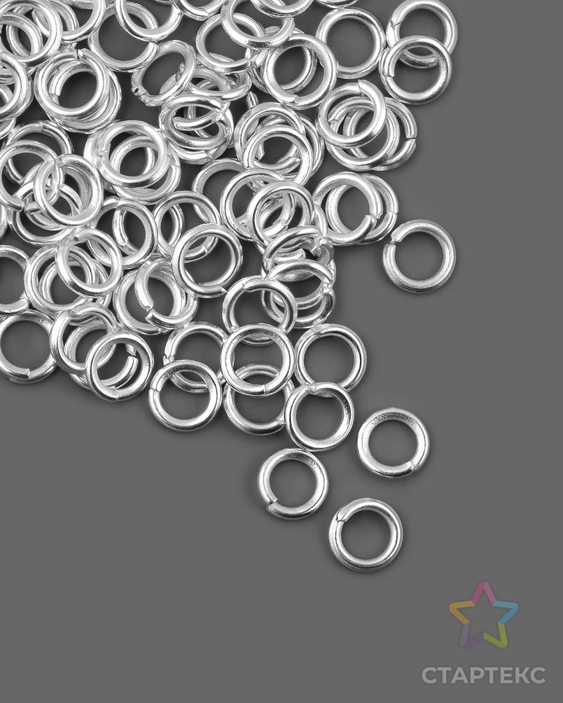 Разъемное кольцо для бижутерии д.0,4см 100шт арт. ТФБ-19-2-42298.002 2