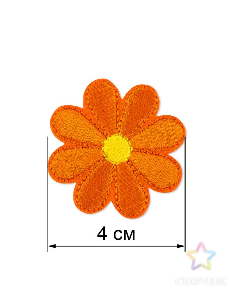 Аппликации термо д.4 см (в упаковке 10 шт.) арт. АДЦ-198-10-36399.010 2