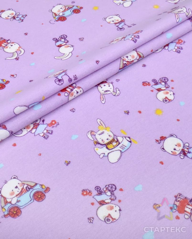 Фланель детская "Веселый транспорт" арт. ФД75-119-1-1652.016 - рис. 1 Фланель детская "Веселый транспорт" арт. ФД75-119-1-1652.016 - рис. 1