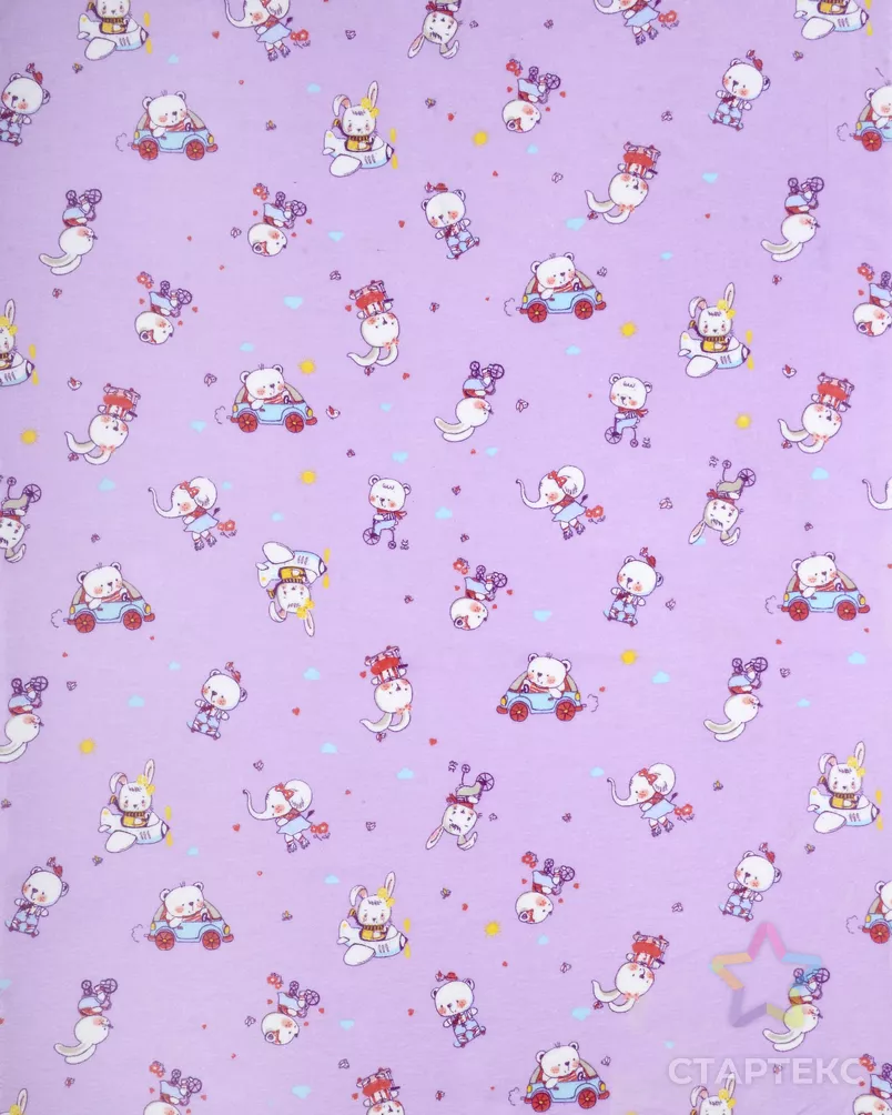 Фланель детская "Веселый транспорт" арт. ФД75-119-1-1652.016 - рис. 3 Фланель детская "Веселый транспорт" арт. ФД75-119-1-1652.016 - рис. 3