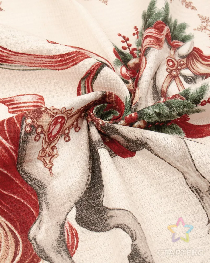 Сказочный конь (полотно вафельное 50 см) арт. ПВ50-488-1-0989.166 - рис. 4