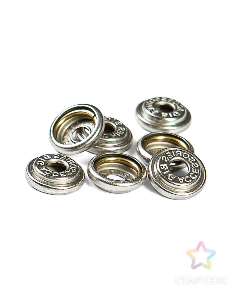 Часть кнопки, тип кольцо 14мм металл 100шт (часть B) арт. КУА-70-1-42930.002 2