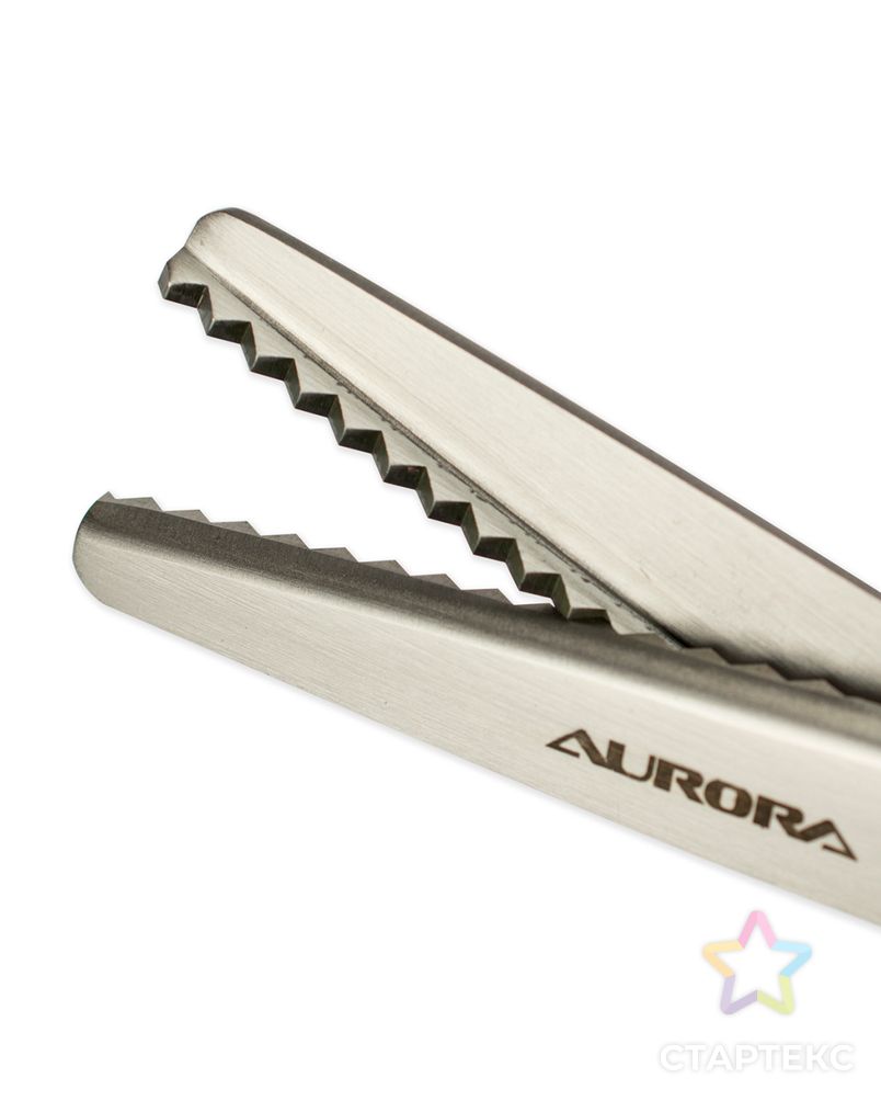 Ножницы Aurora зиг-заг, 23 см, шаг зубчика 3,5 мм арт. НШФ-9-1-42382 4